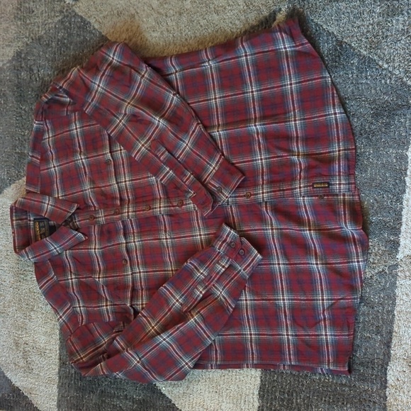 John Rich And Bros. Woolrich 2XL Men's Plaid Button Down Chest Pockets Shacket - Picture 1 of 11